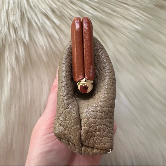 Rare Vintage Dooney & Bourke Small Peddle Leather Coin Wallet Kisslock - Picture 3 of 13